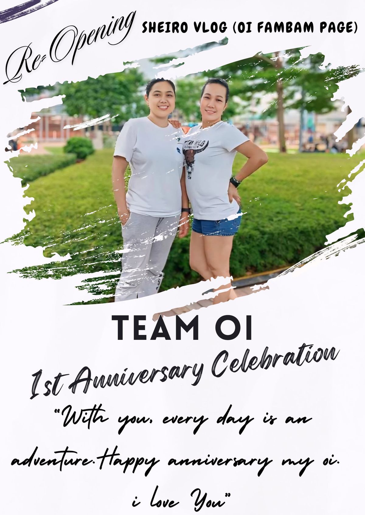 1st Anniversary Celebration (Team Oi)
