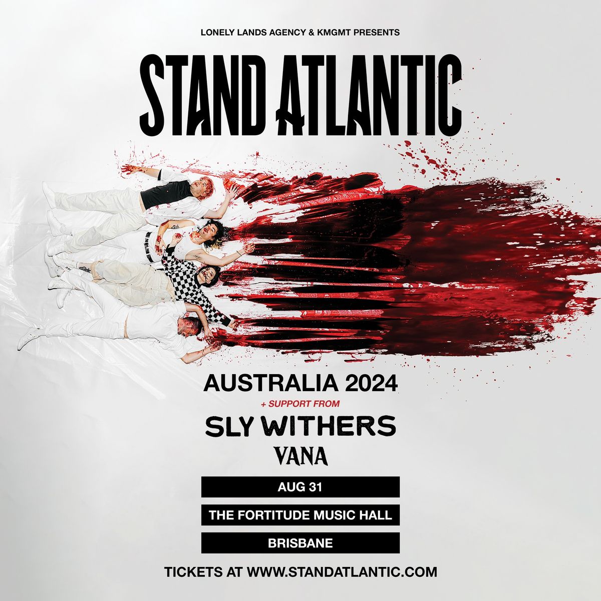 [BRISBANE] Stand Atlantic + Sly Withers + VANA @ The Fortitude Music Hall