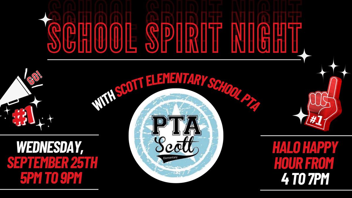 School Spirit Night - Scott Elementary School PTA