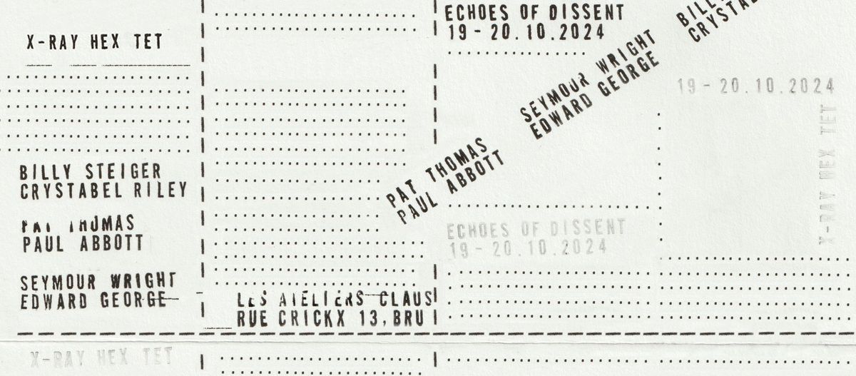 Echoes of Dissent (Vol. 5): X-Ray Hex Tet