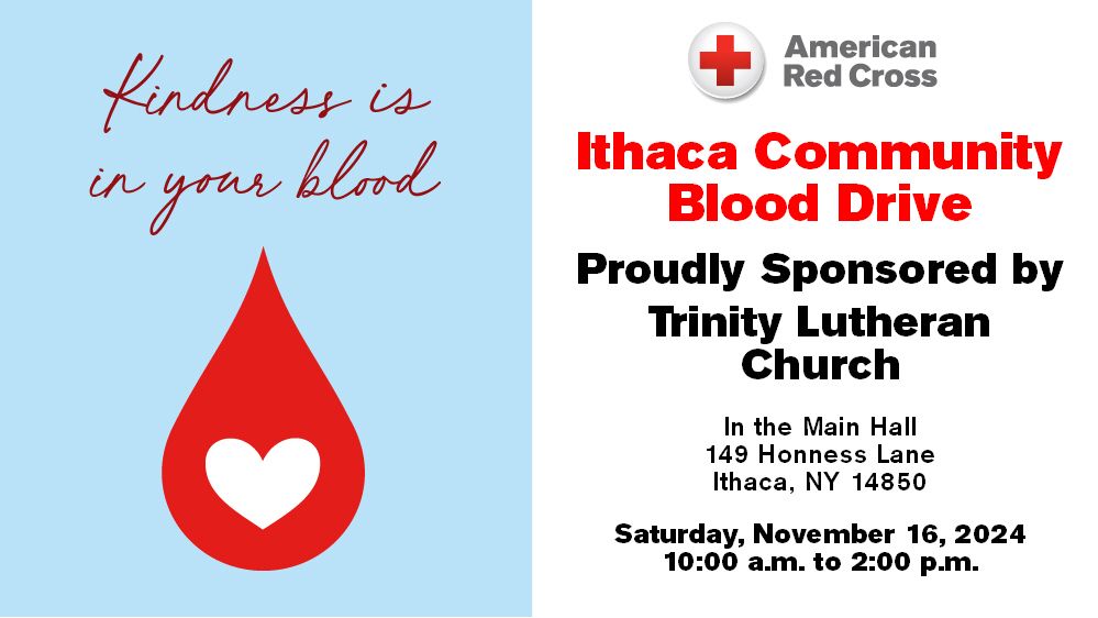 Ithaca Community Blood Drive at Trinity Lutheran Church