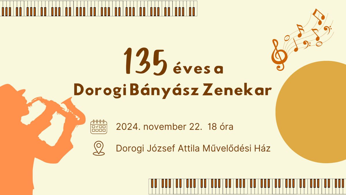 135 \u00e9ves a Dorogi B\u00e1ny\u00e1sz Zenekar