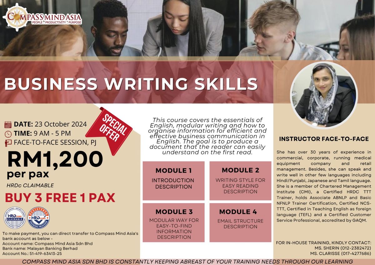 Business Writing Skills Training