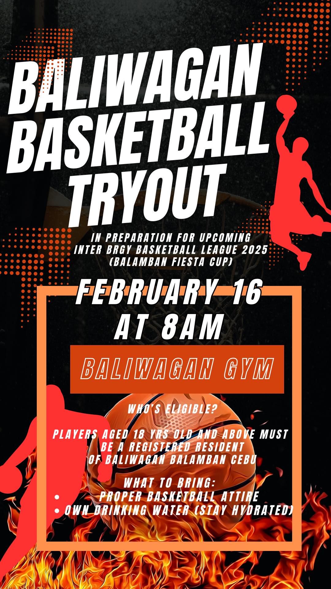 BASKETBALL TRYOUT