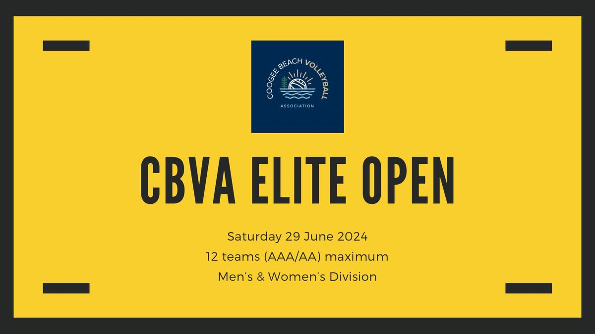 CBVA Elite Open