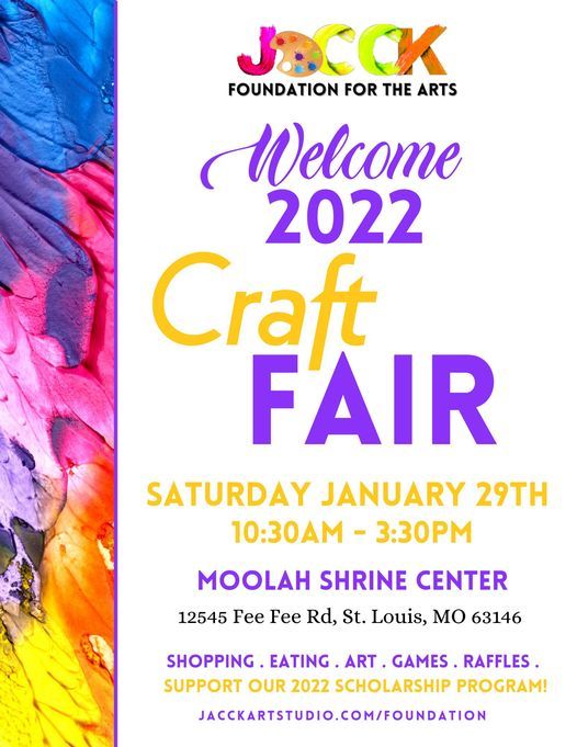 Welcome 2022 Craft Fair, Moolah Shrine Center, Bridgeton, 29 January 2022