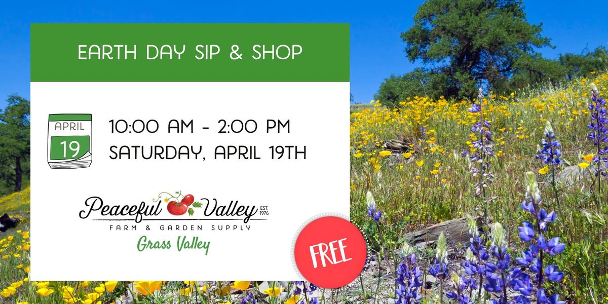 Earth Day Sip & Shop