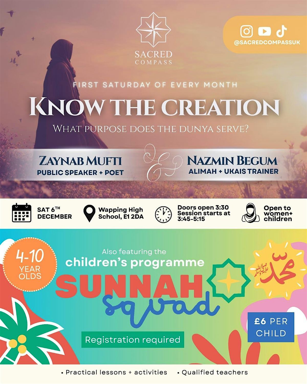The Journey To Self: Identity, Creator and Creation (+ SC Sunnah Squad)