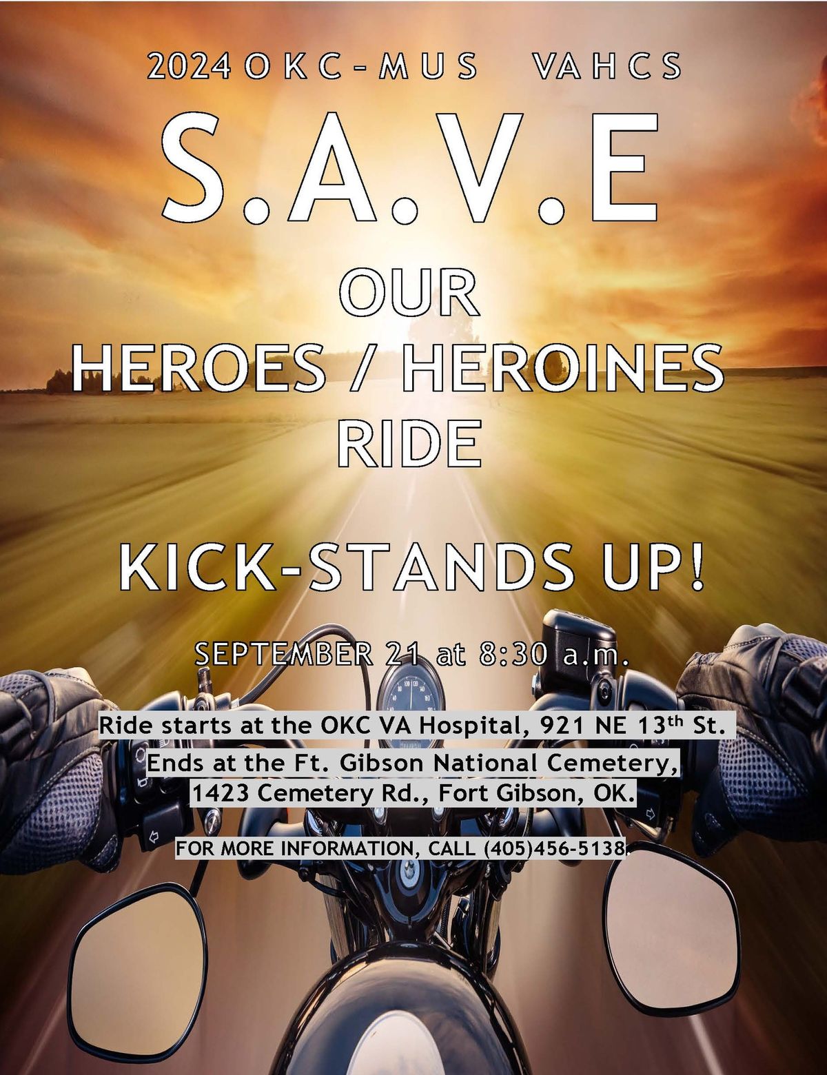 S.A.V.E. Our Heroes\/Heroines - Suicide Awareness Ride