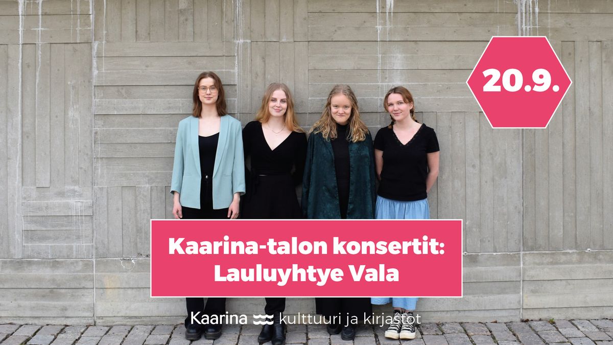 Kaarina-talon konsertit: Lauluyhtye Valan juhlakonsertti