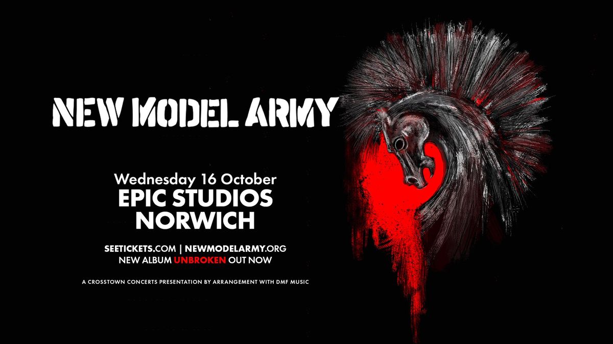 New Model Army at Epic Studios, Norwich