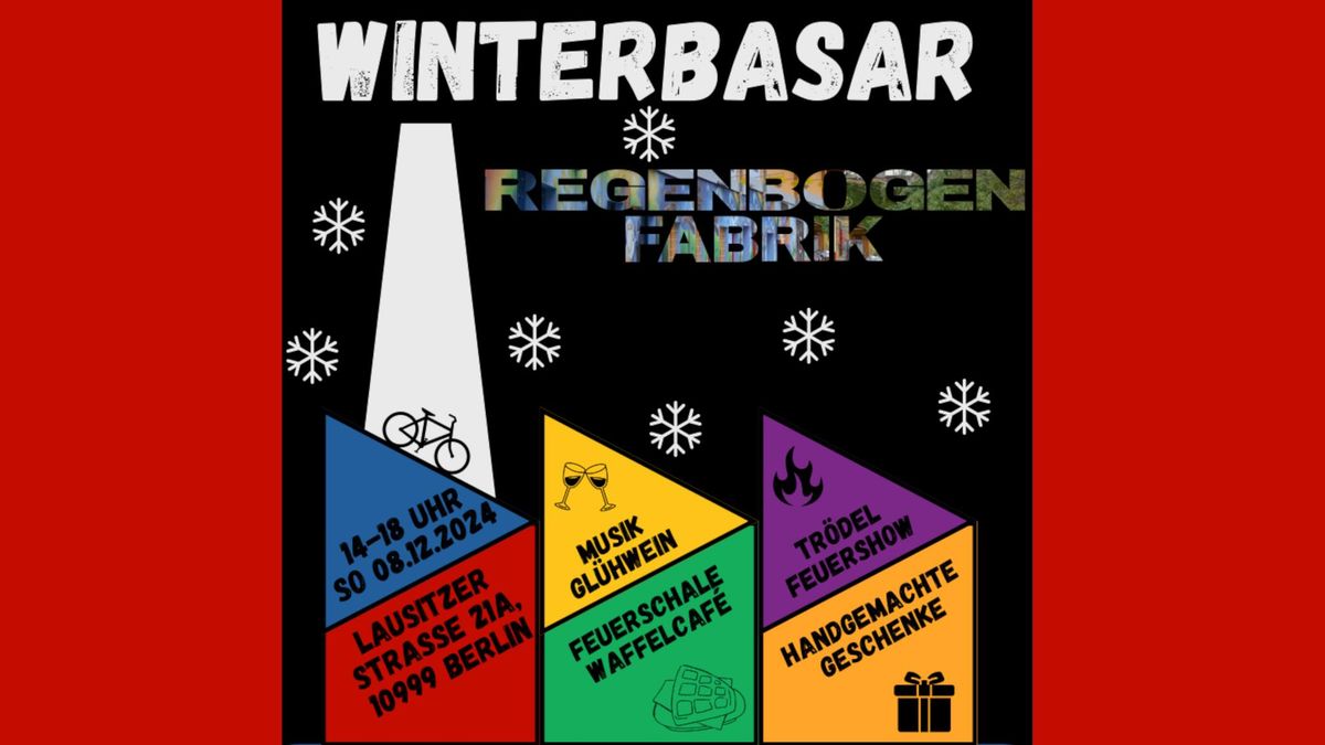 Winterbasar in der Regenbogenfabrik