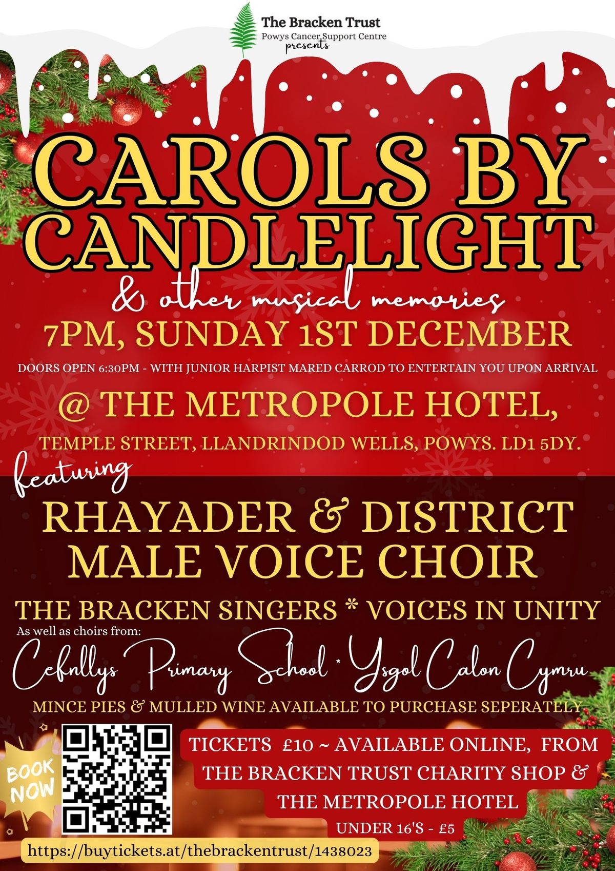 Carols By Candlelight Concert with Rhayader Male Voice Choir