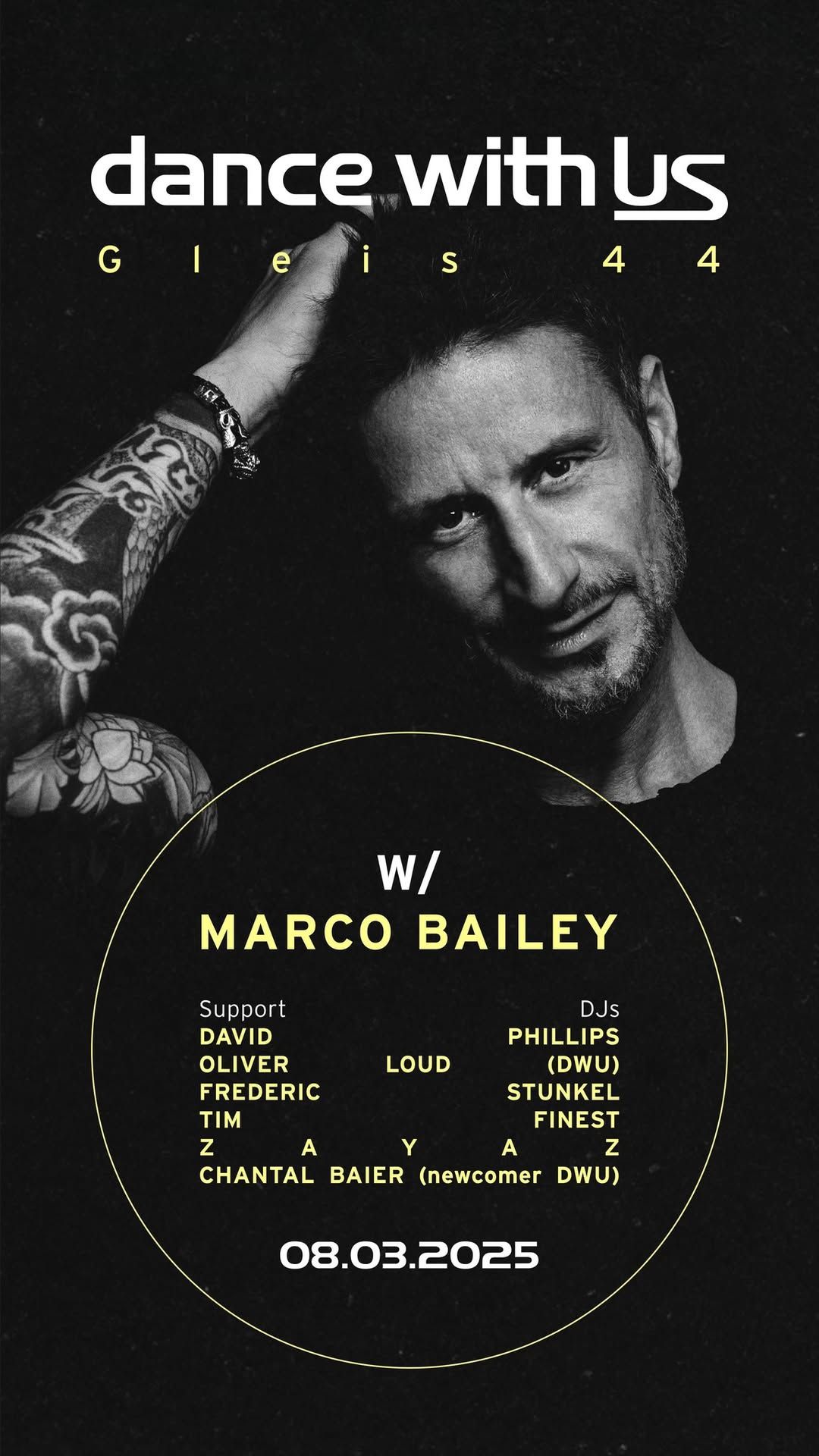 15 Jahre Dance With Us \u2013 Still RAVE With Us! w\/ MARCO BAILEY