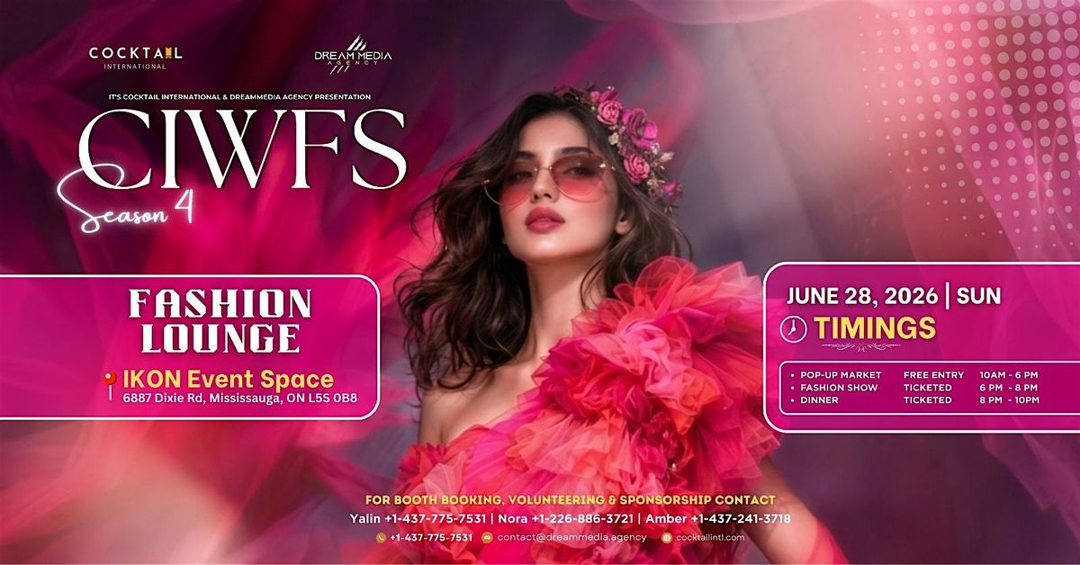 CIWFS Season 4- Fashion Show & Dinner