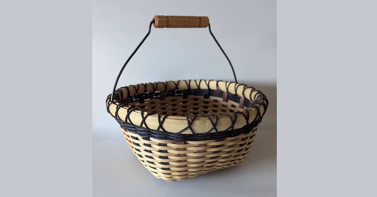 Wine & Art: Charcuterie Roll Basket with Handle