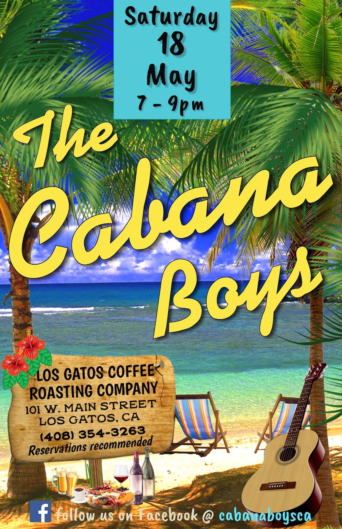 The Cabana Boys at Los Gatos Coffee Roasting Company