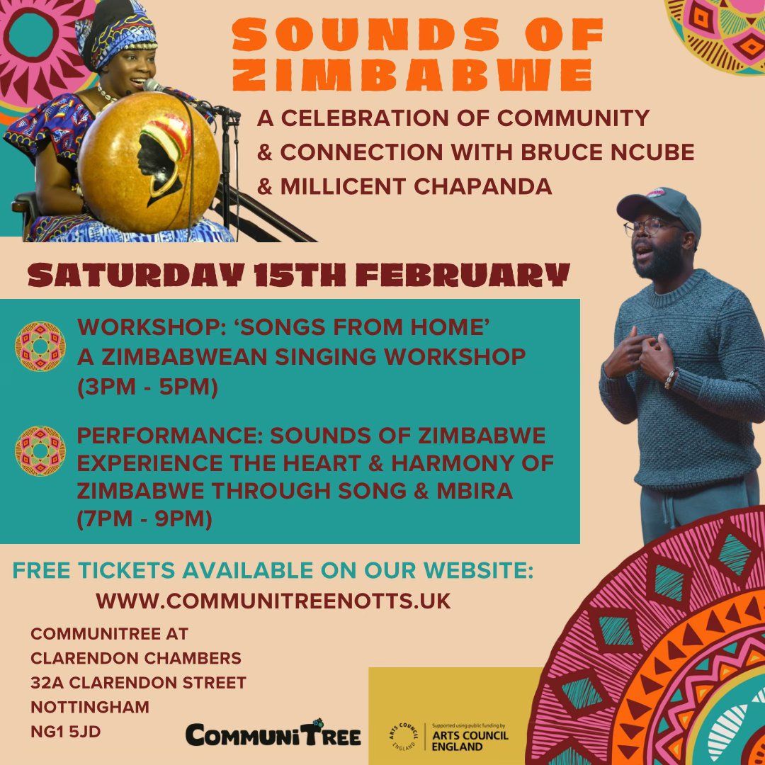 'Songs From Home' - Zimbabwean singing workshop with Bruce Ncube 