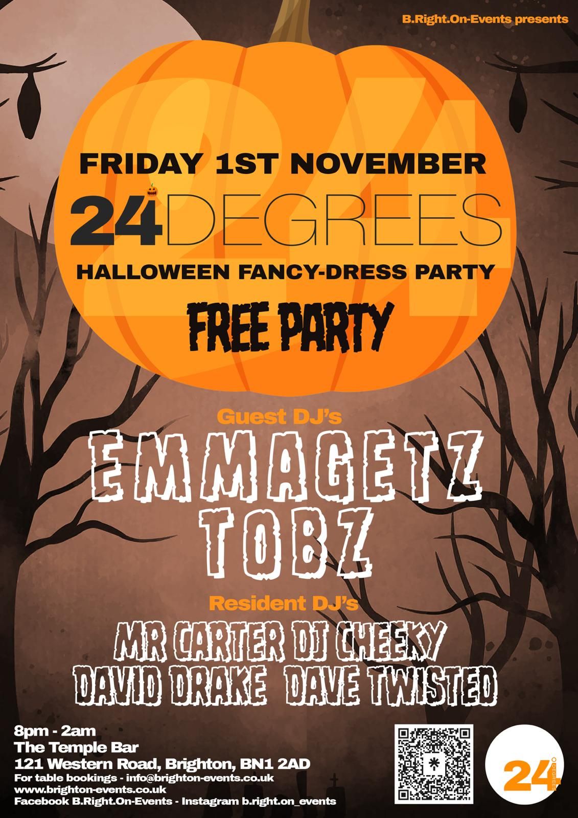 24 Degrees Halloween Fancy-Dress Party