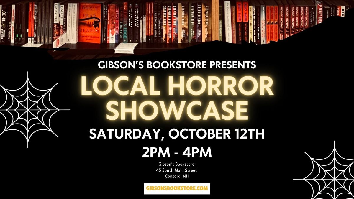 Local horror author showcase!