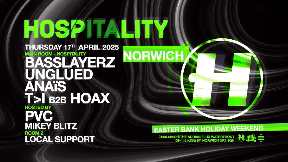 Hospitality Norwich 2025 (Bank Holiday Weekend)