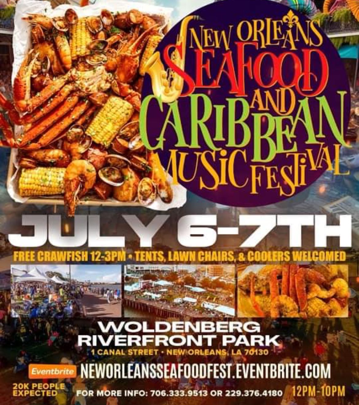 New Orleans Seafood & Caribbean Music Festival (#EssenceFestWeekend)