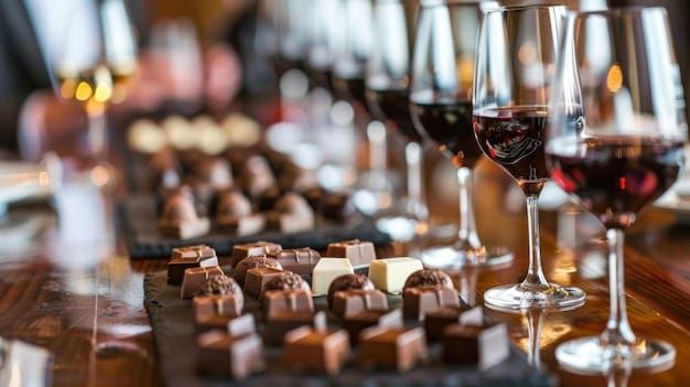 Free Chocolate Tasting and Wine Sampling