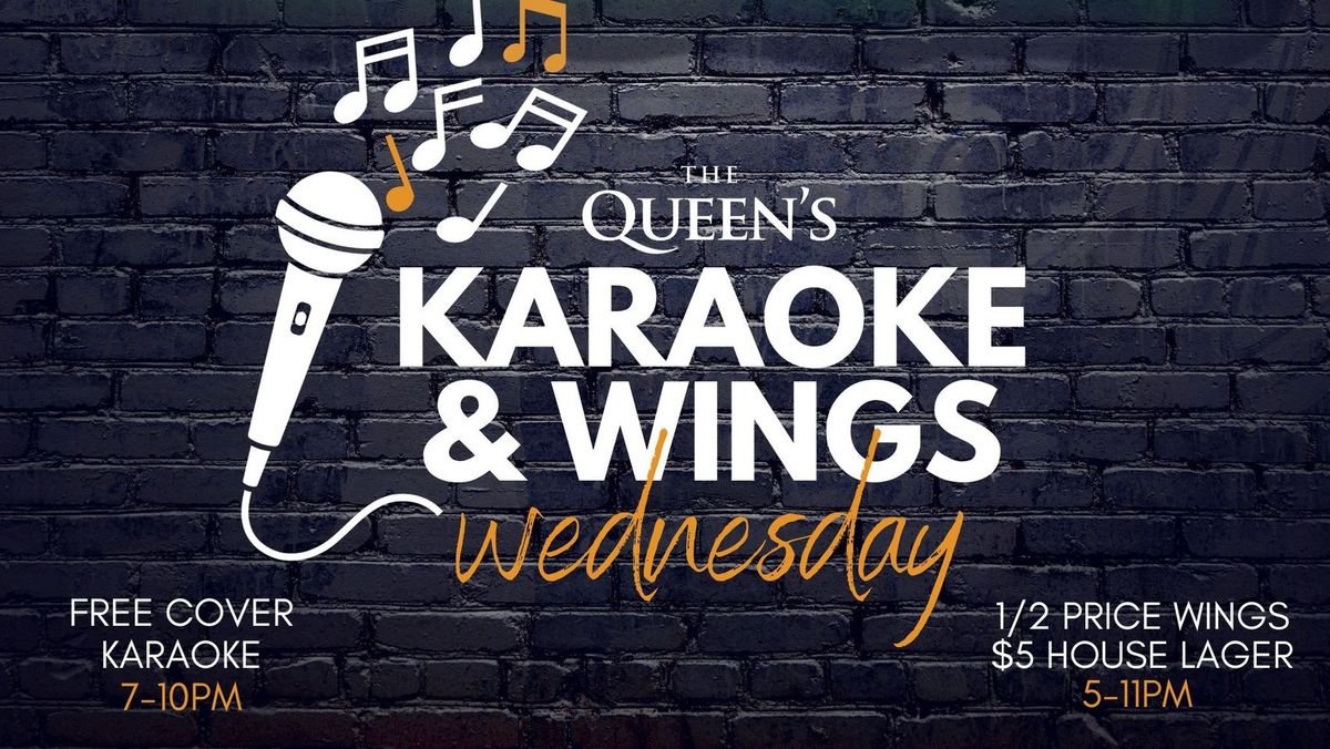 KARAOKE & WINGS WEDNESDAY!