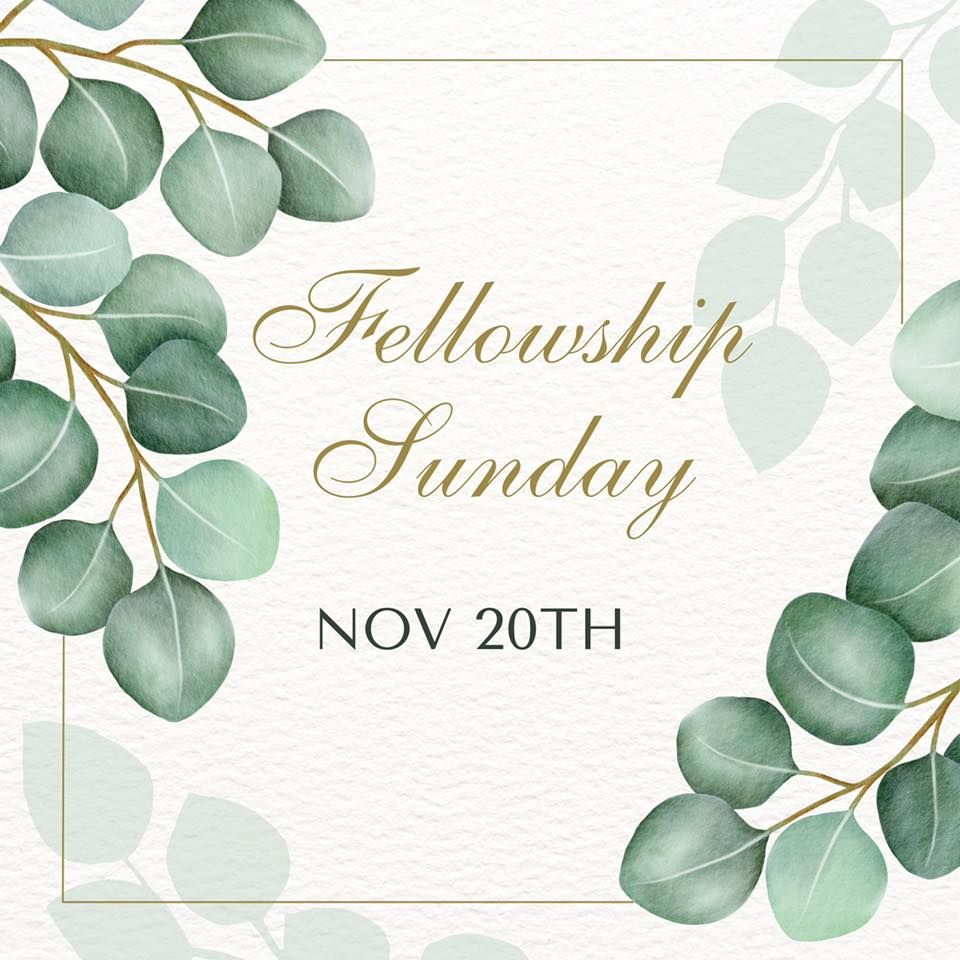 Fellowship Sunday