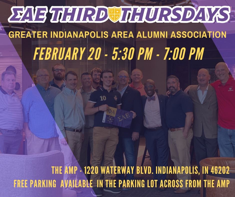 Greater Indianapolis SAE Alumni Association Third Thursday