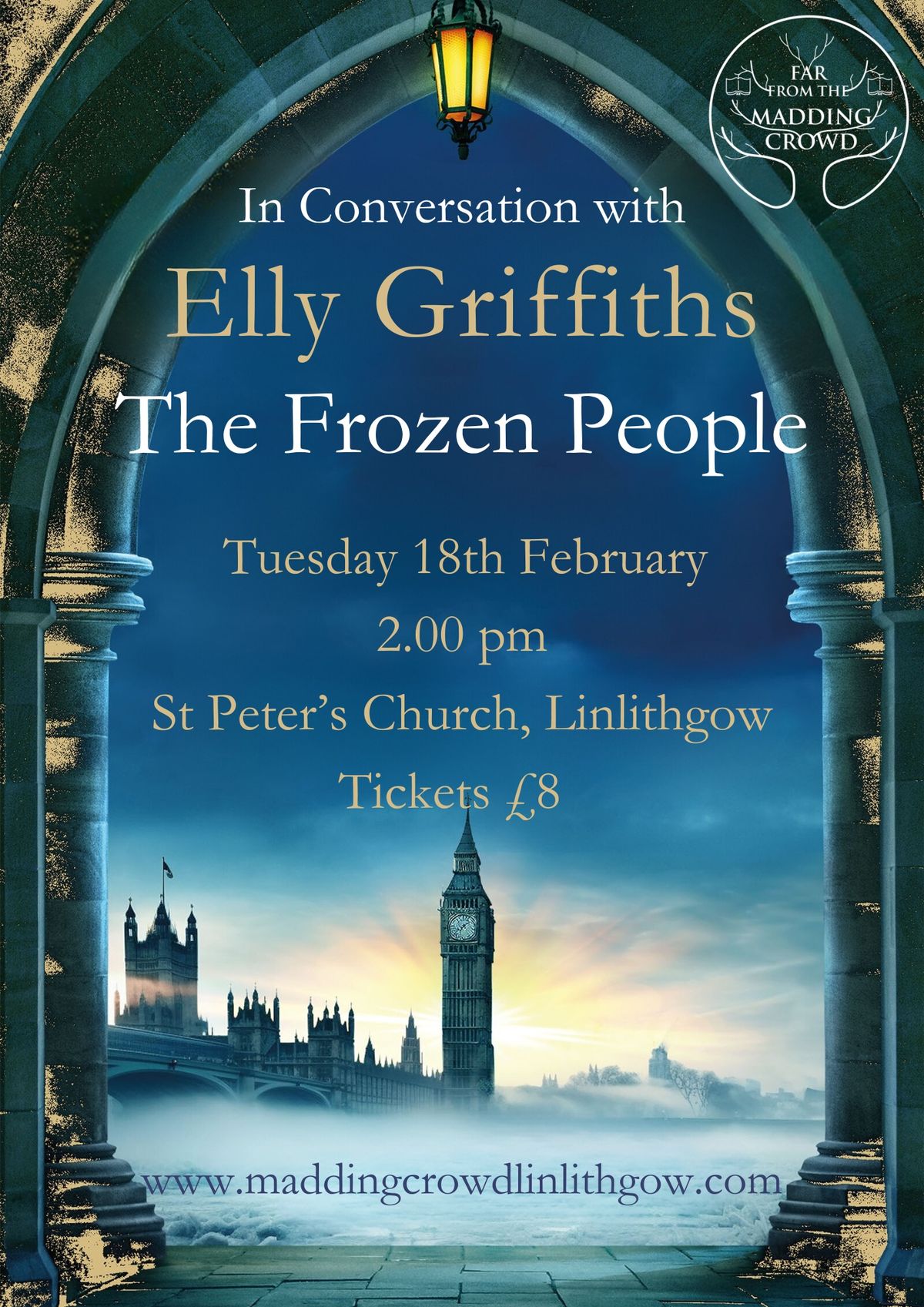 IN CONVERSATION WITH ELLY GRIFFITHS, THE FROZEN PEOPLE