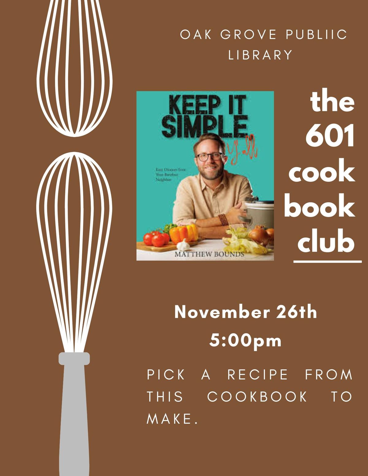 601 Cookbook Club 