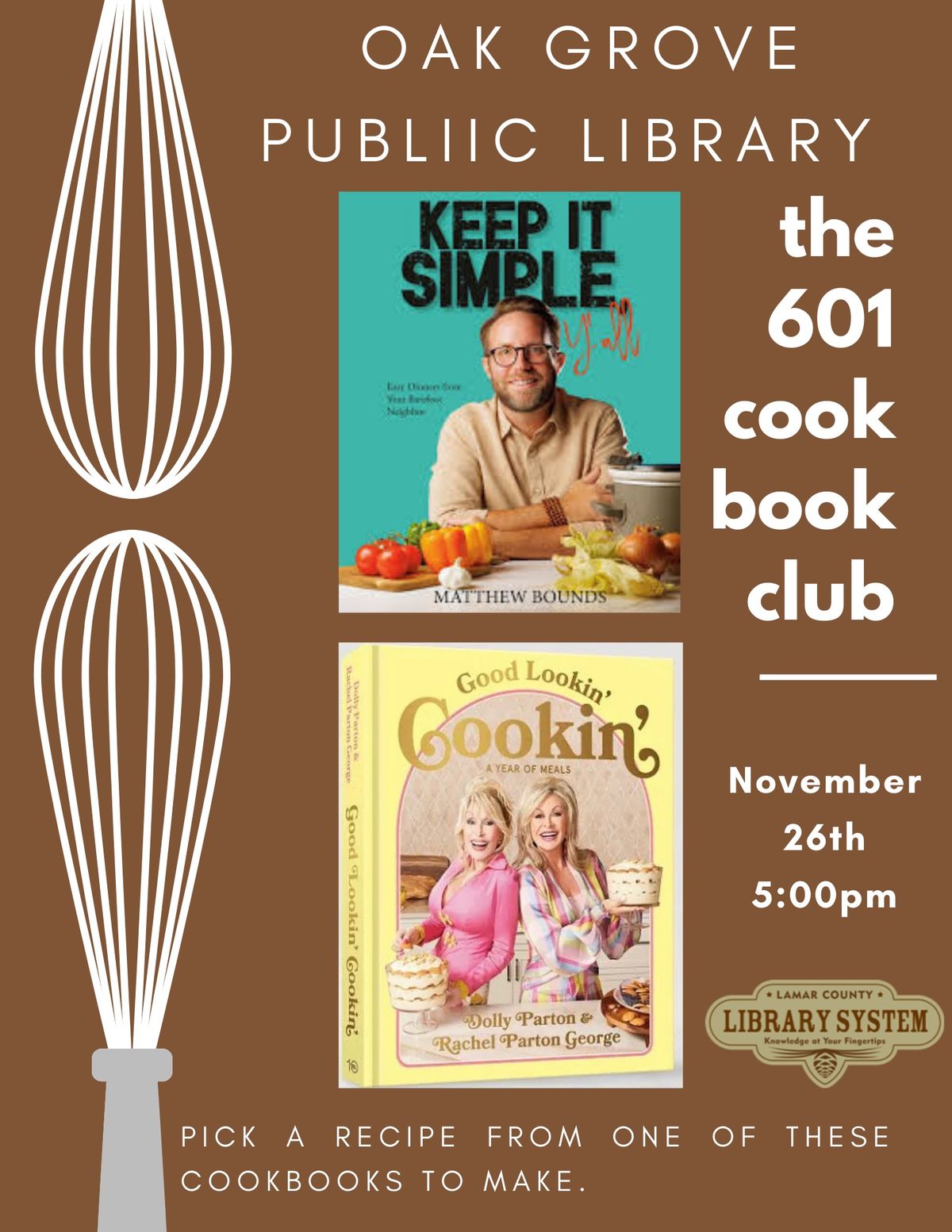 601 Cookbook Club 