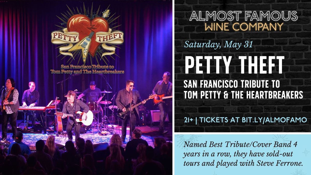 Petty Theft - Tom Petty Tribute Band (21+ Event)