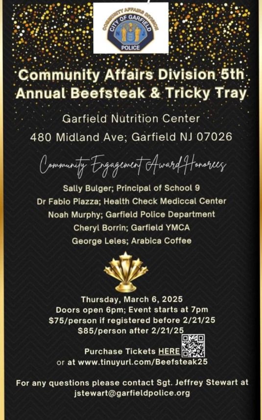 Community Affairs Division 5th Annual Beefsteak & Tricky Tray