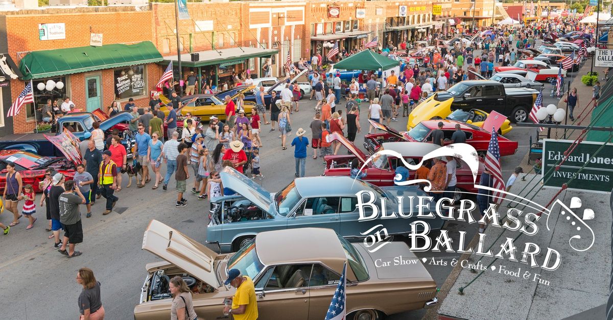 Bluegrass on Ballard Car Show, Discover Wylie, 29 June 2024