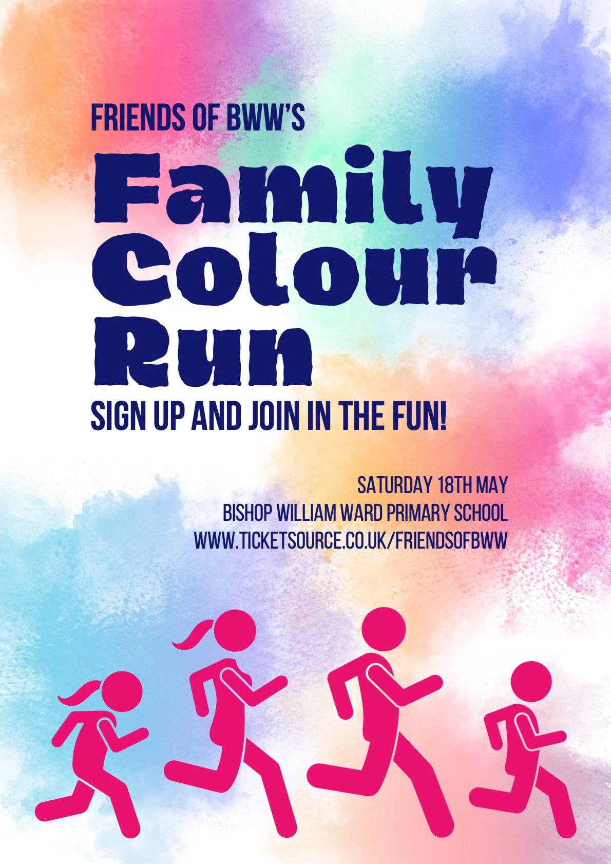 Family Colour Run by Friends of BWW