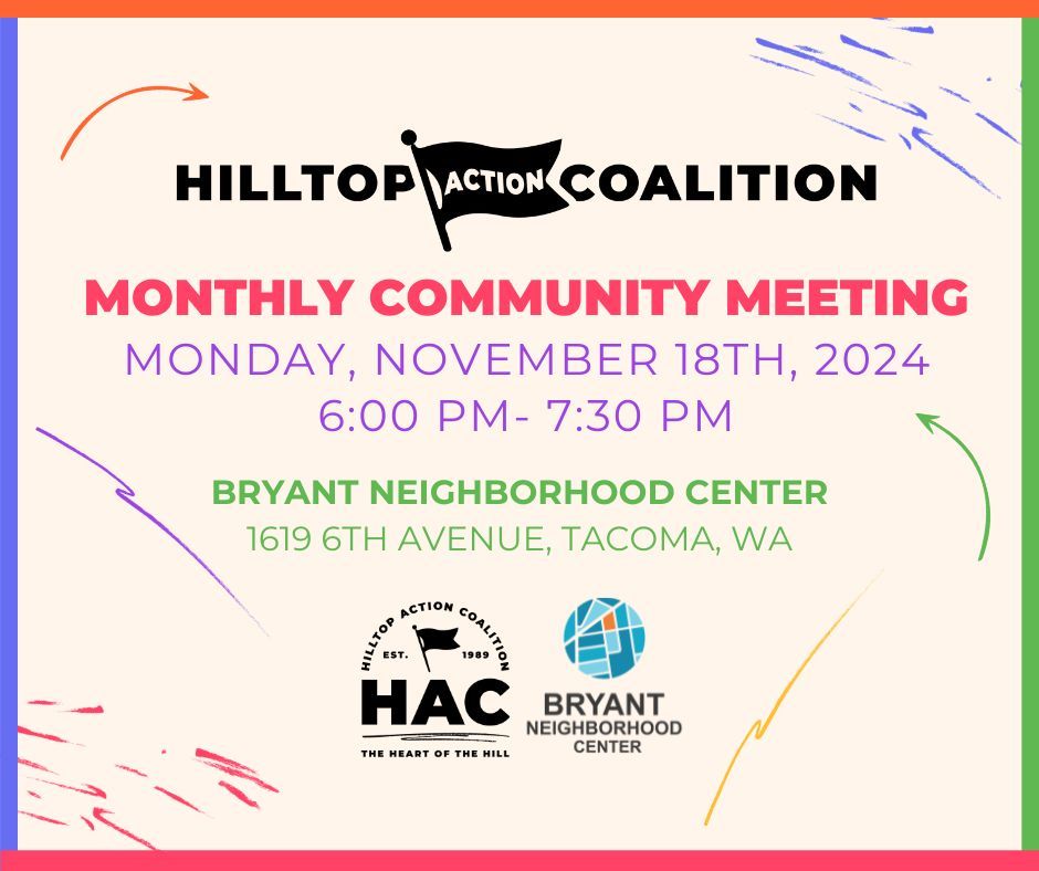 HAC Monthly Community Meeting