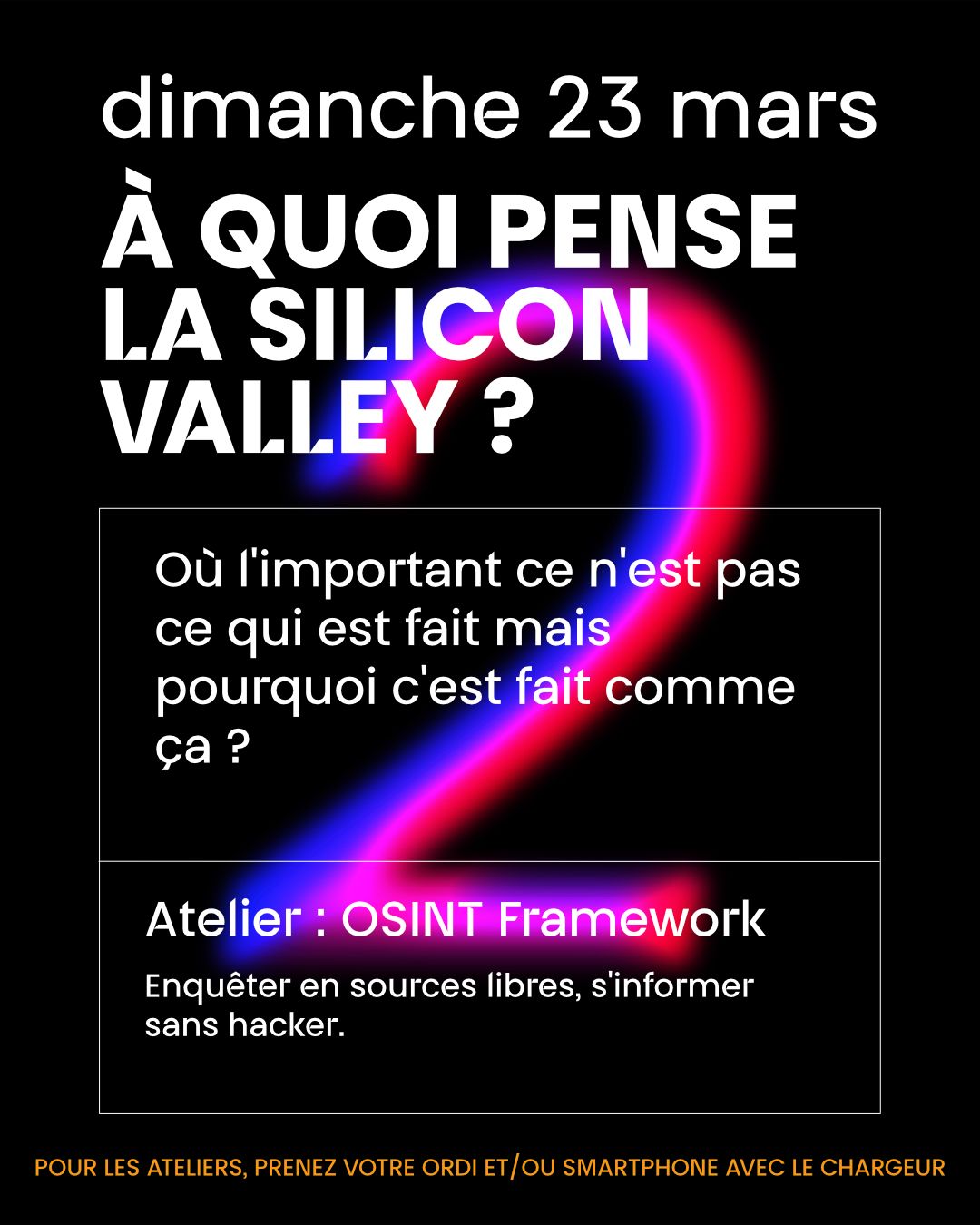 Cycle atelier Techno-Fascisme : A quoi sert la sillicon Valley?