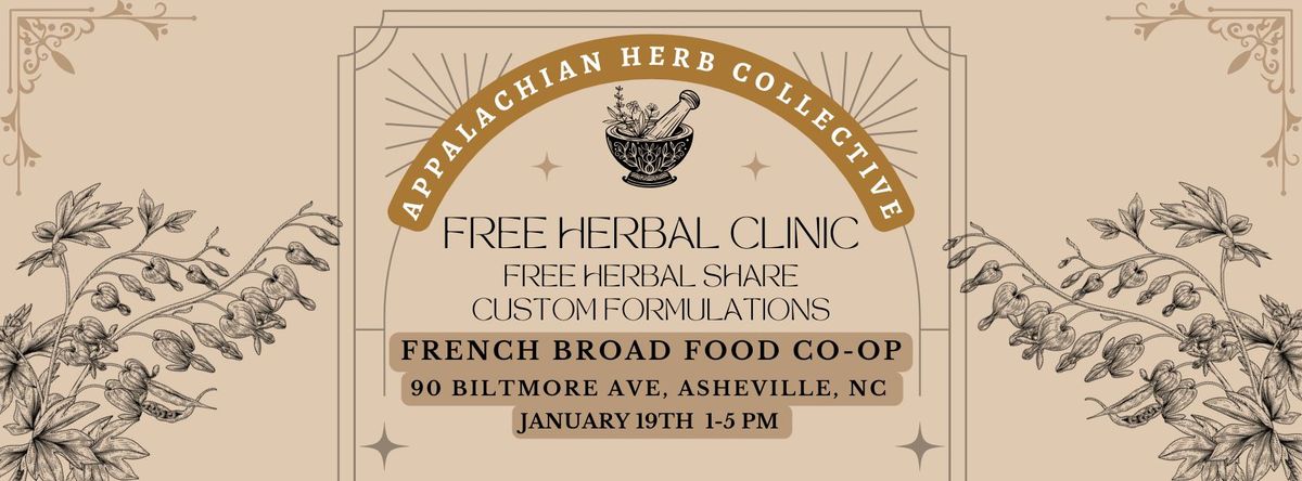 Free Herbal Clinic with Local Community Herbalists