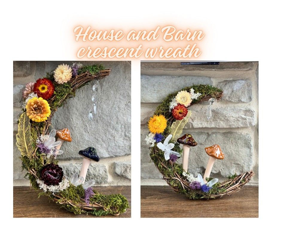 Crescent Wreath workshop at the House and Barn