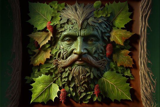 Crafting a Greenman.