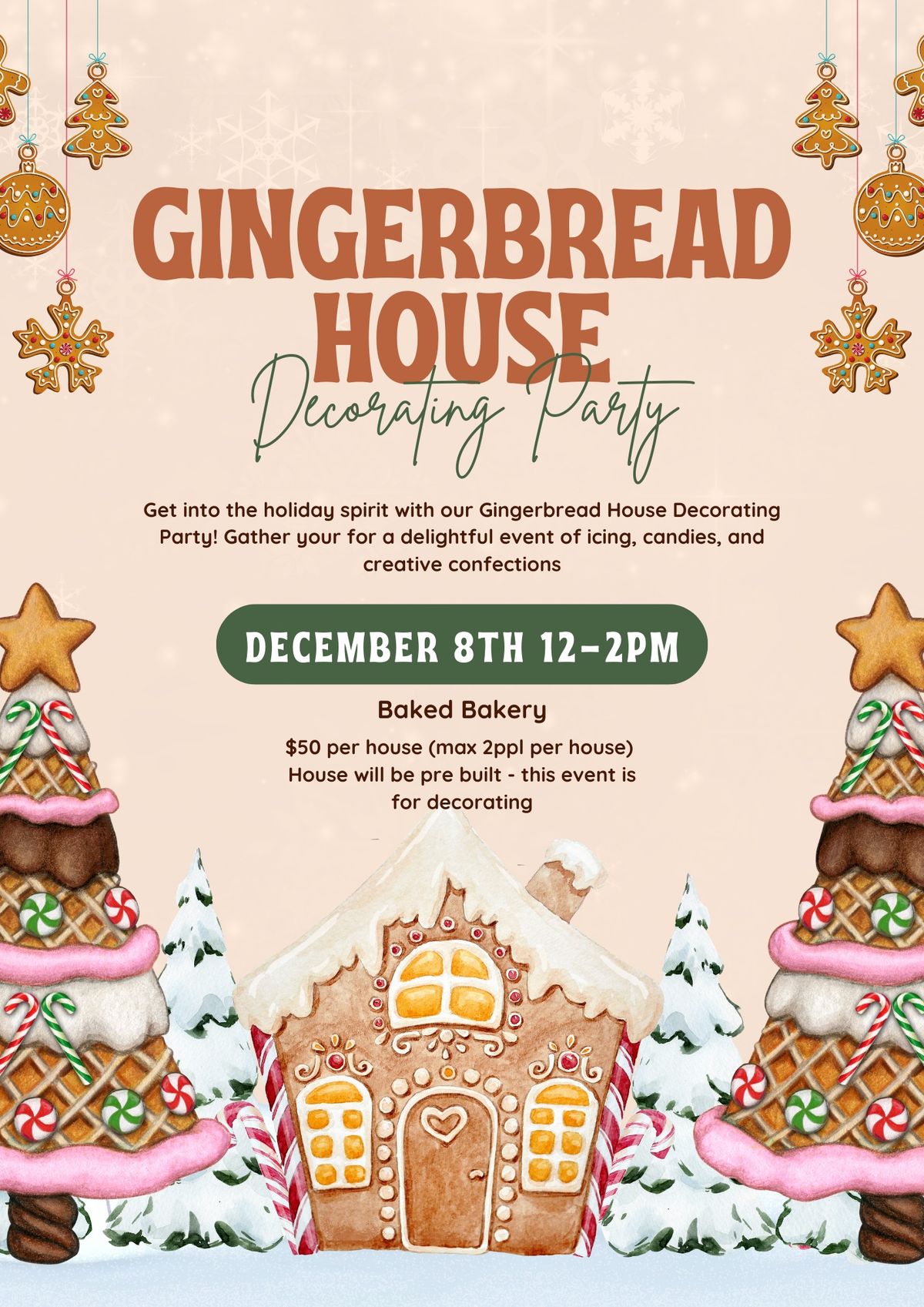 Gingerbread House Decorating