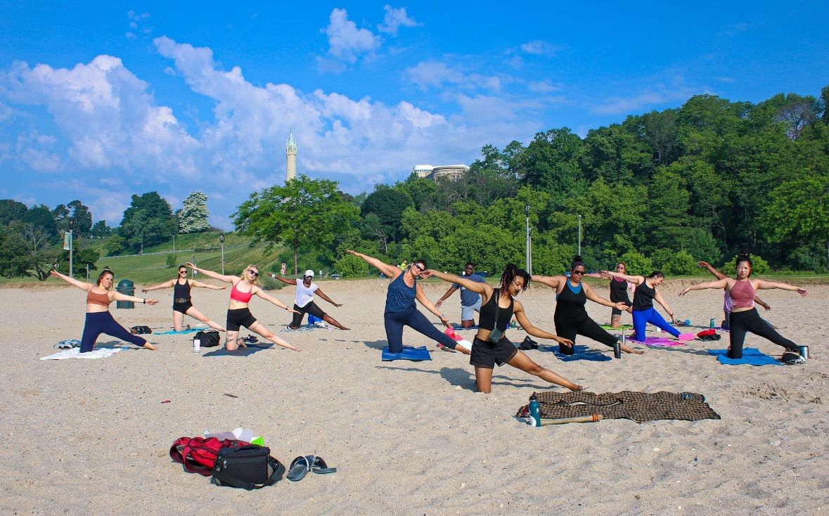 Yoga At Bradford Beach