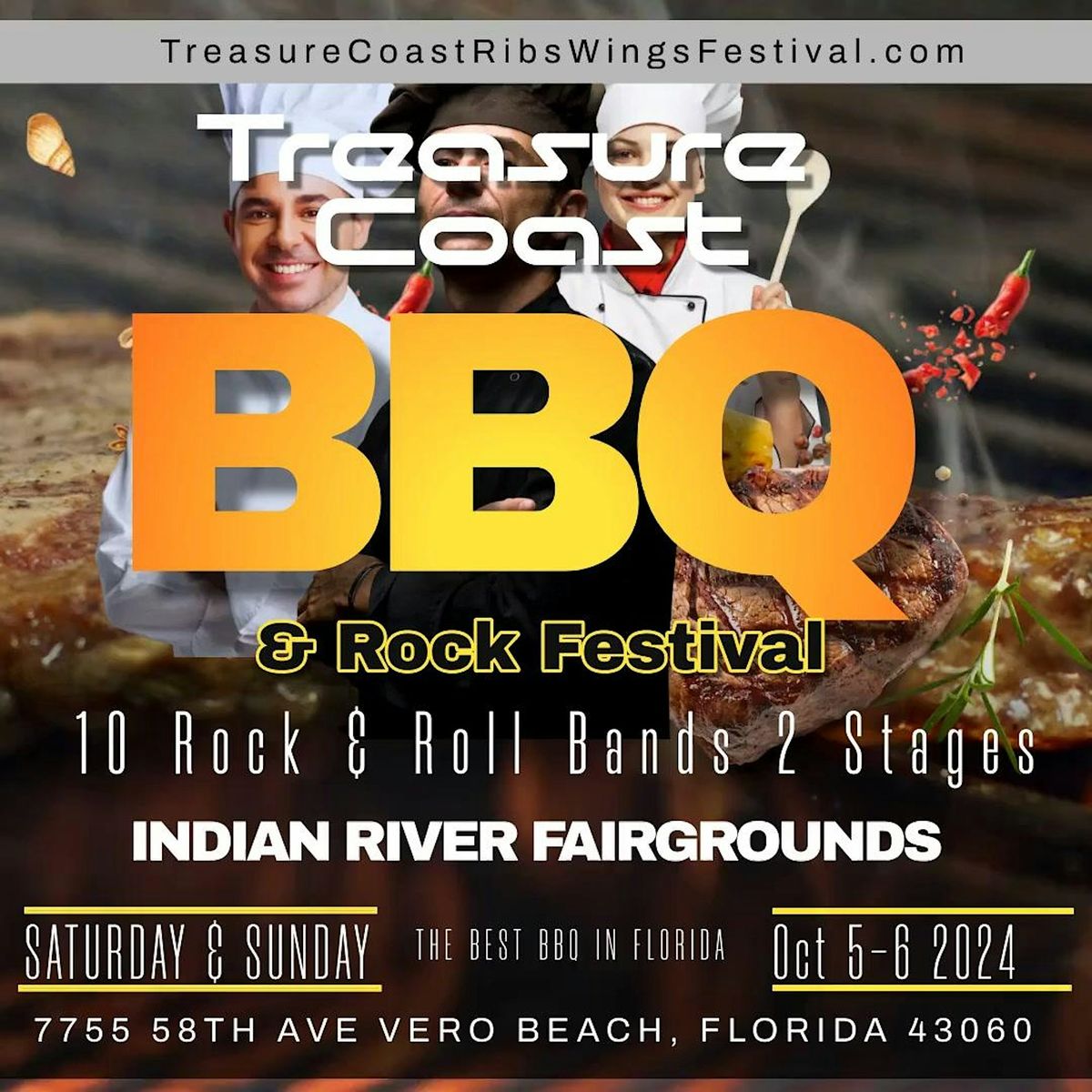 Treasure Coast Ribs Wings and Rock Festival