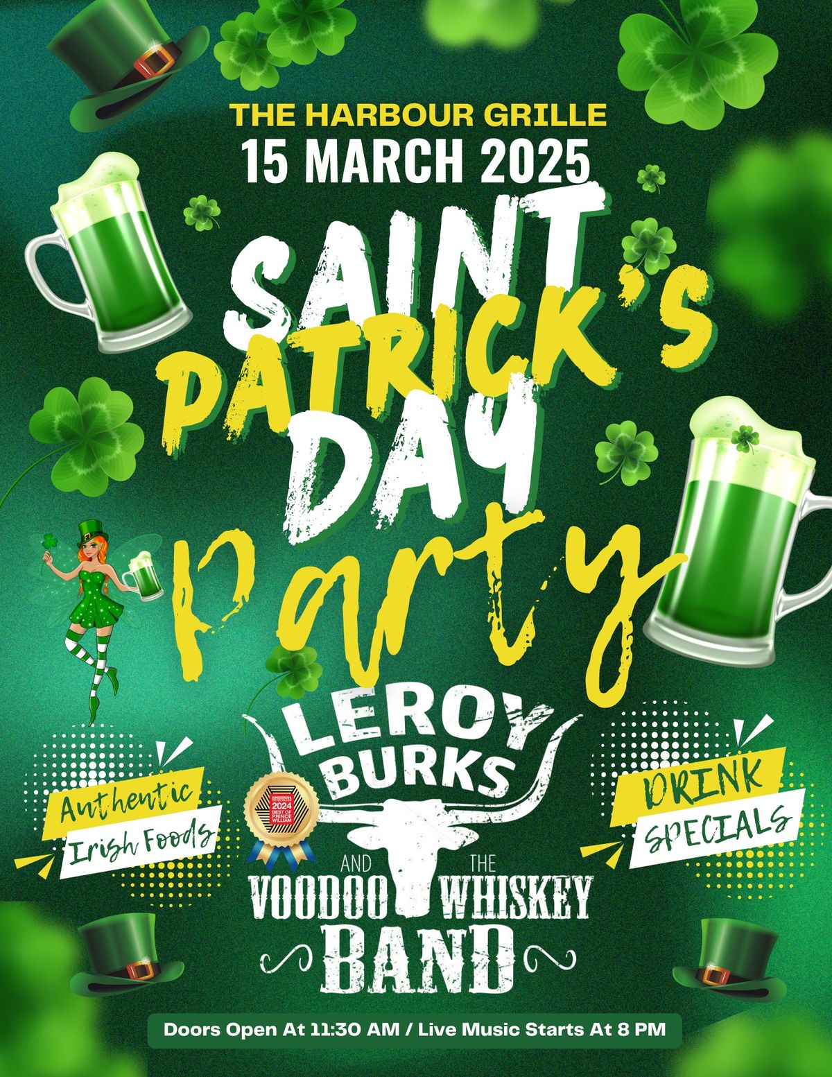 Saint Patrick\u2019s Day Party at Harbour Grille