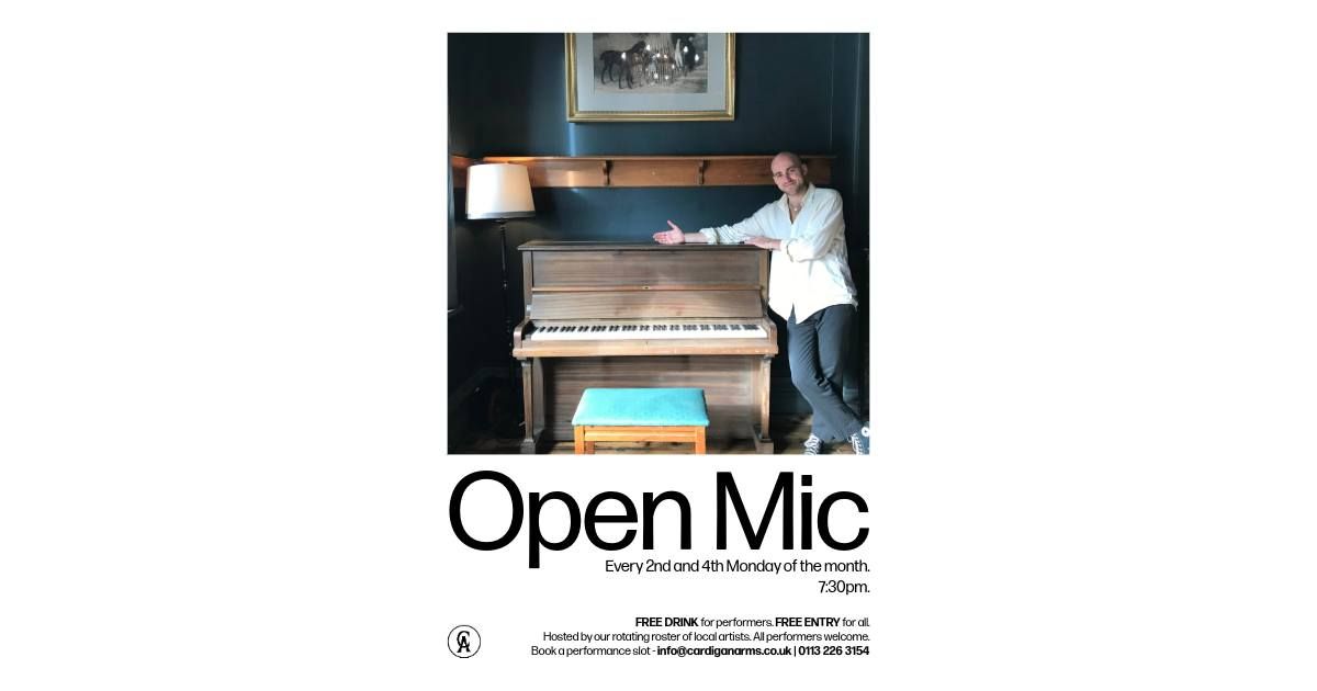 Open Mic | The Cardigan Arms