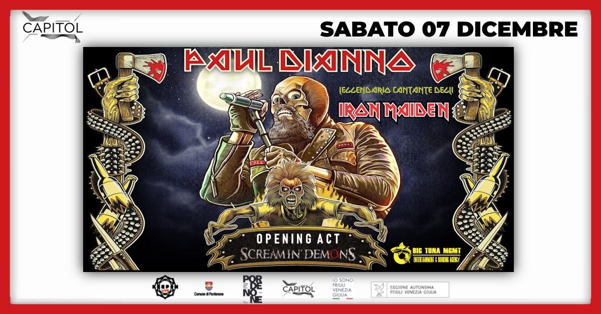 PAUL DI'ANNO (IRON MAIDEN) live | CAPITOL, PORDENONE