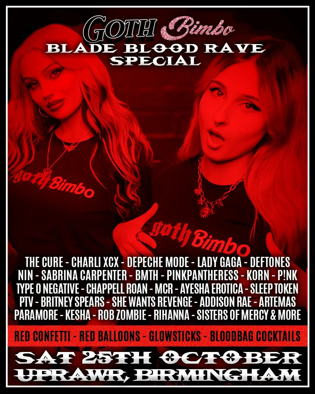 Goth Bimbo: Blade Blood Rave Edition
