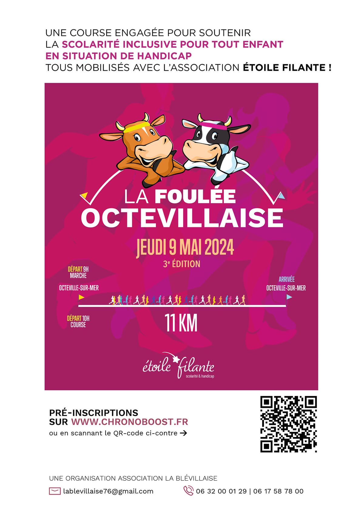 Course "La Foul\u00e9e Octevillaise" jeudi 9 mai ? ?